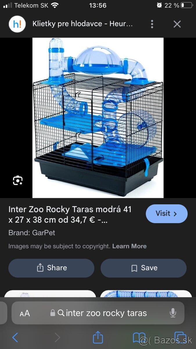 Klietka pre škrečka, myš, hlodavca - 9