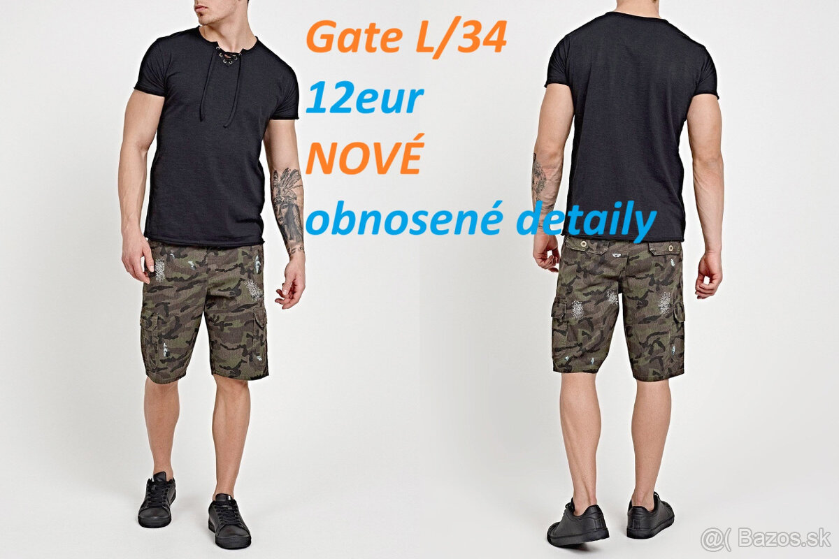 (Nohavice HM), (Kraťasy Gate, Reserved, Cropp, HM) - 9