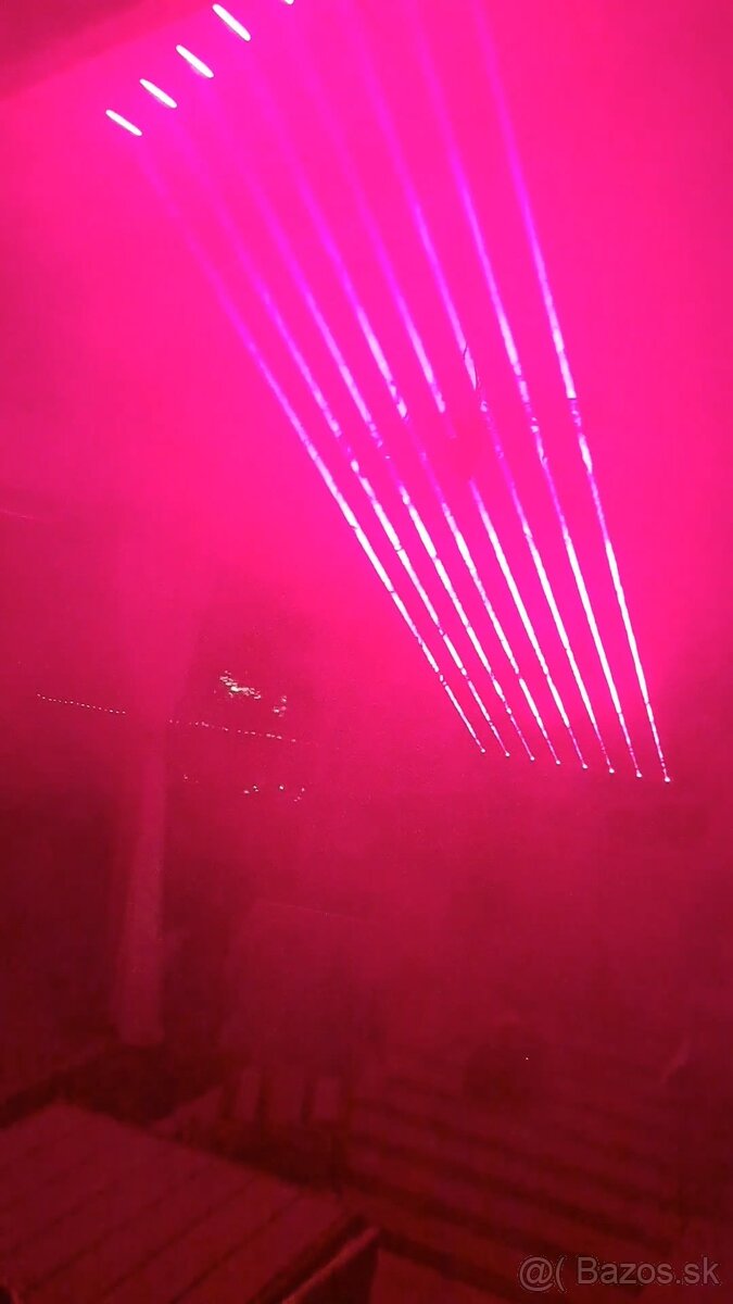 Profesionálny Laserový BAR (8x500mW) – svetelný efekt, DMX - 9