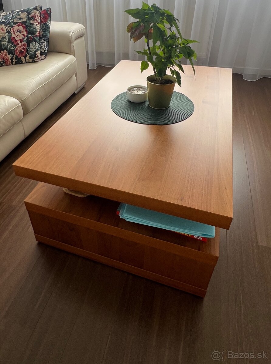 Predám jedálenský stôl, konferenčný stolík a 2 skrinky. - 9