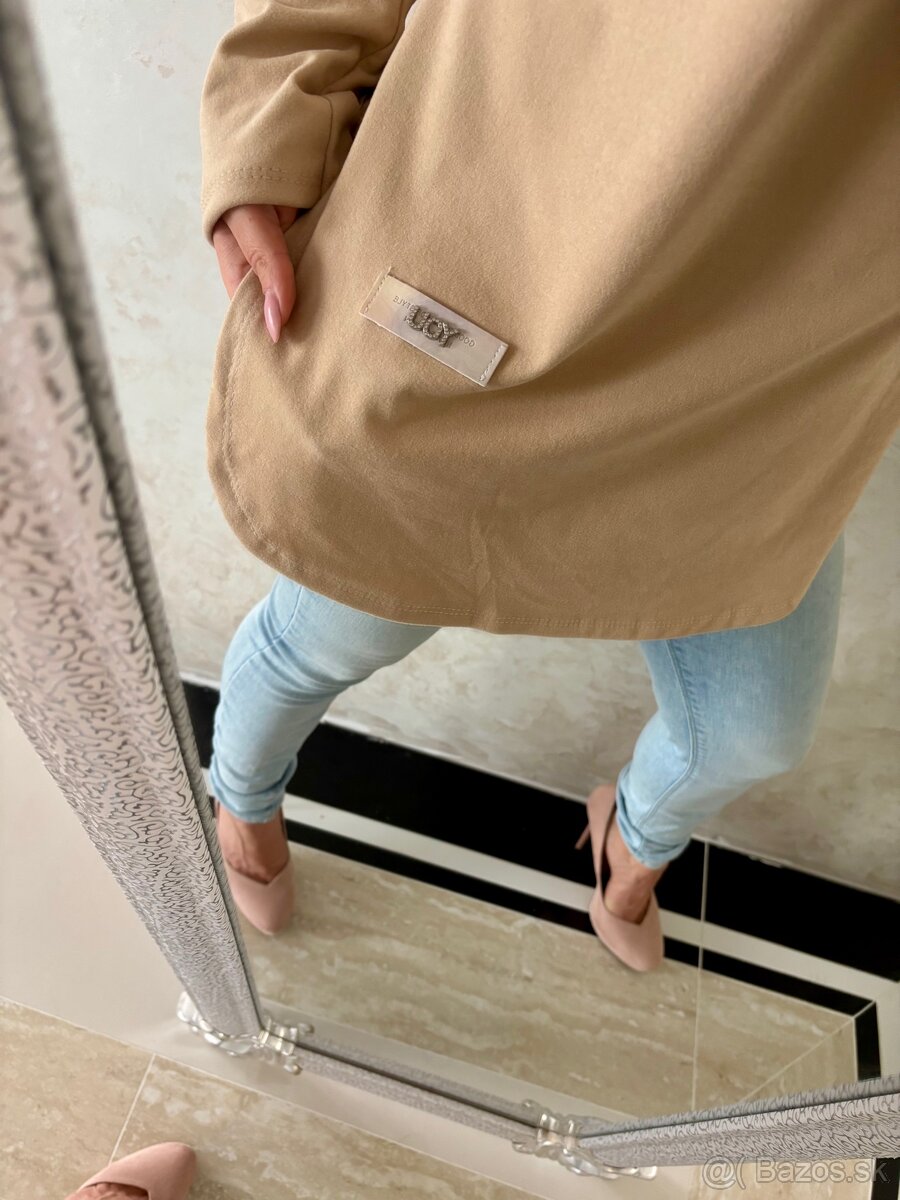 Damska talianska tunika beige - 9