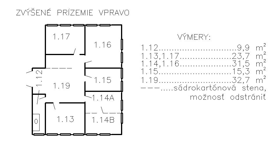 Prenajmeme admin priestor so 6 kanceláriami v Bratislave II. - 9