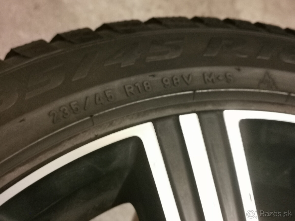 Volvo S60 / V60 - orig. 18" zimná sada DOT 24 - 9