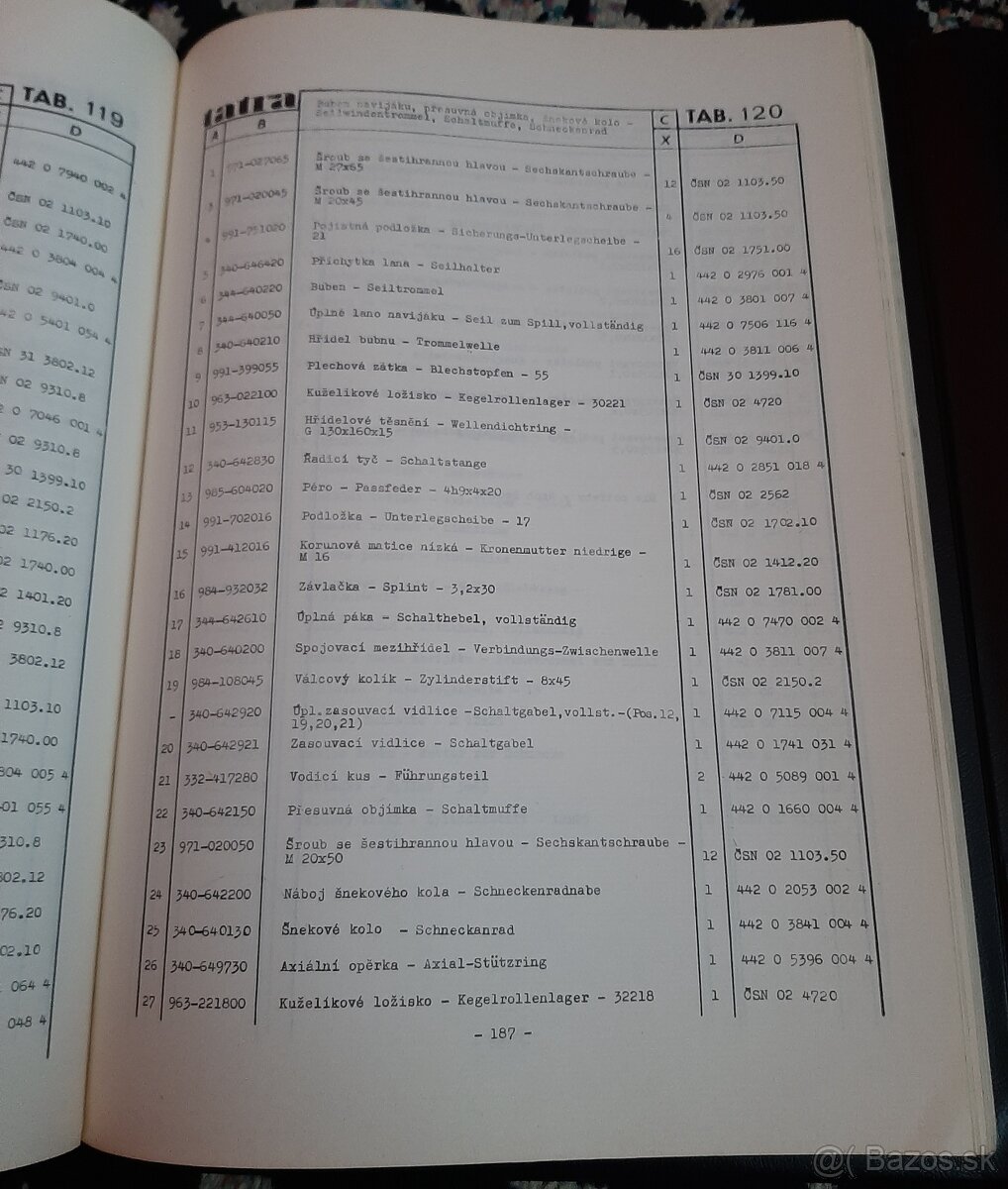 Katalóg Náhradných Dielov Tahaču Tatra 813 6x6 - 9