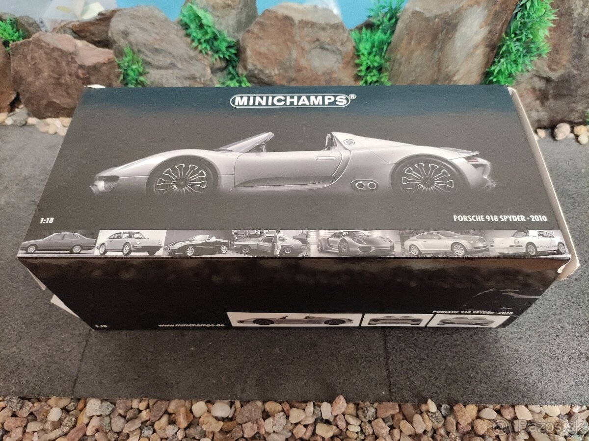 Prodám model 1:18 porsche 918 spyder 2010 Minichamps - 9