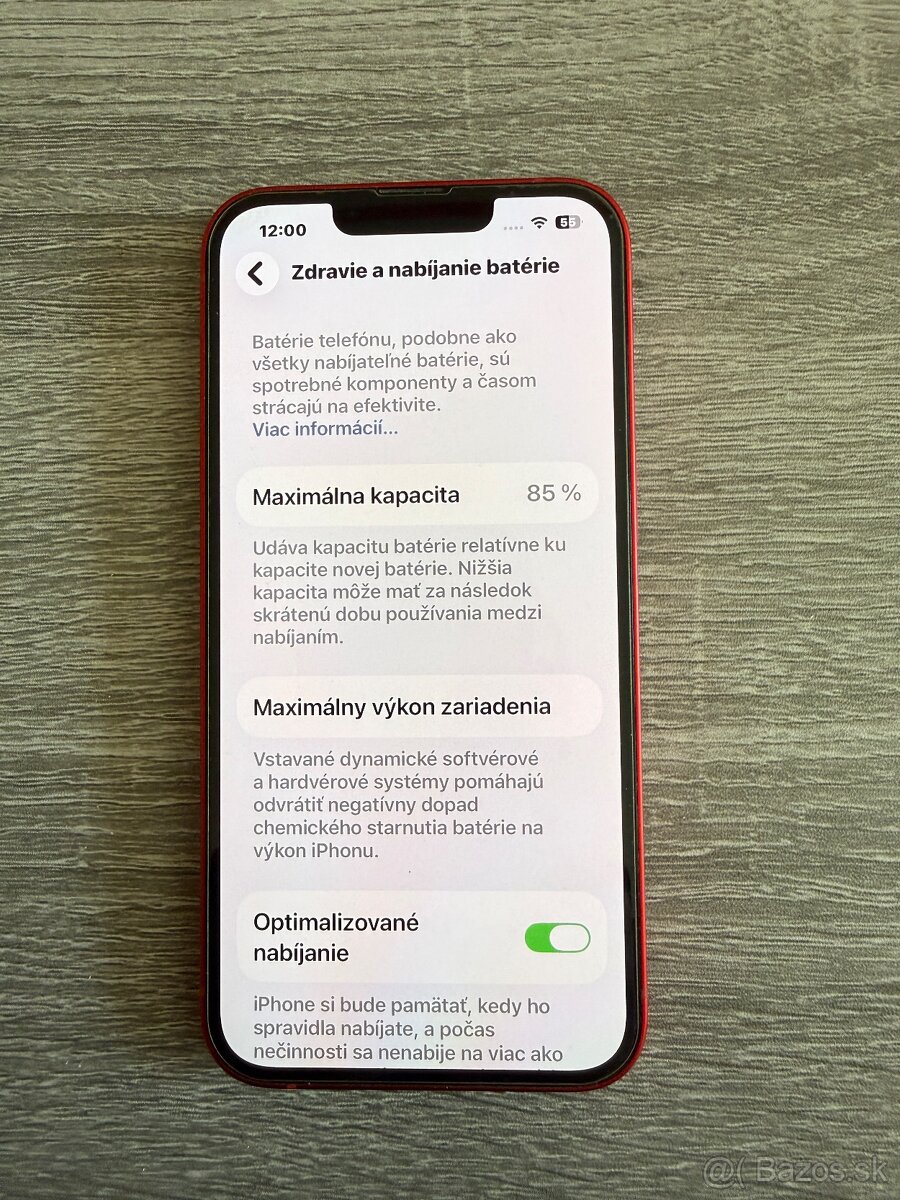Predám Apple iPhone 13 128gb red - 9