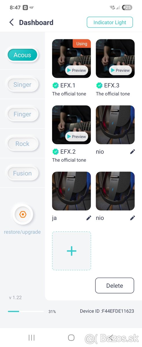 Elektroakustická gitara Enya Music NECG SE - 9