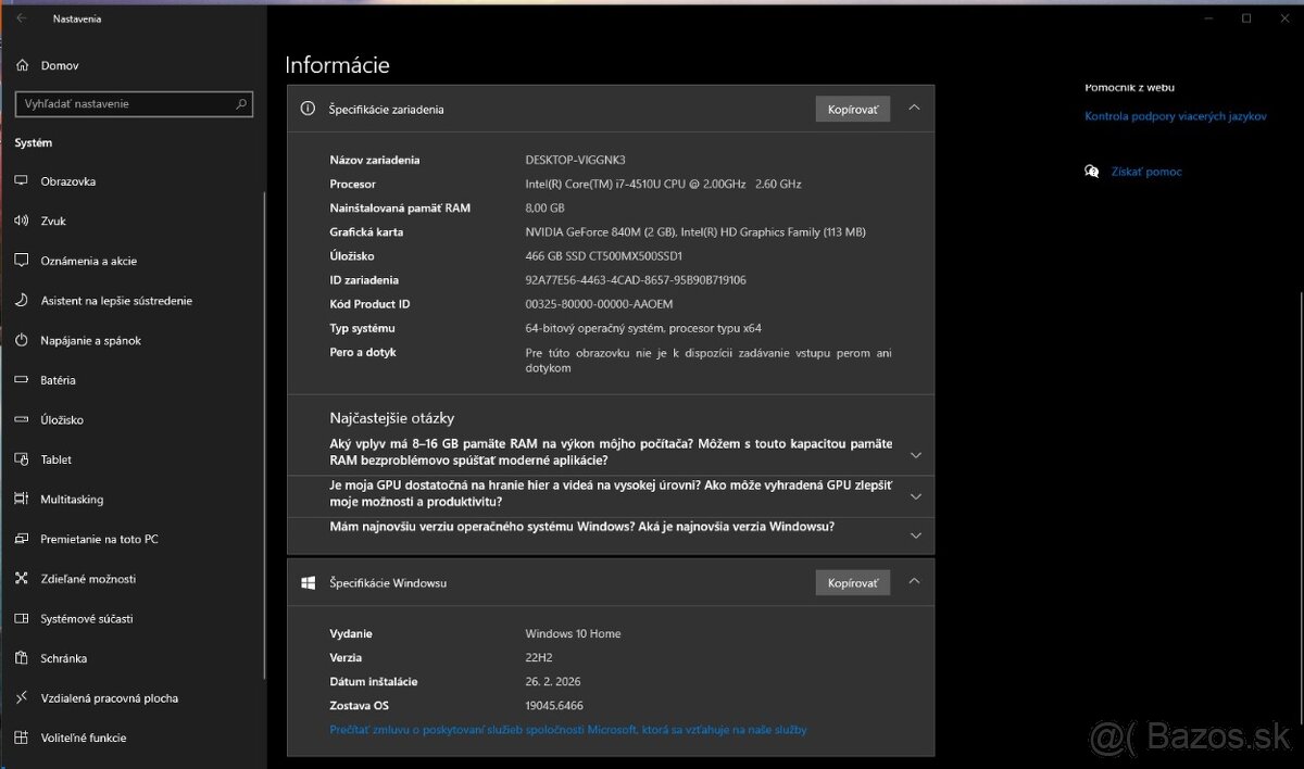 Acer Aspire V3-572G - 9
