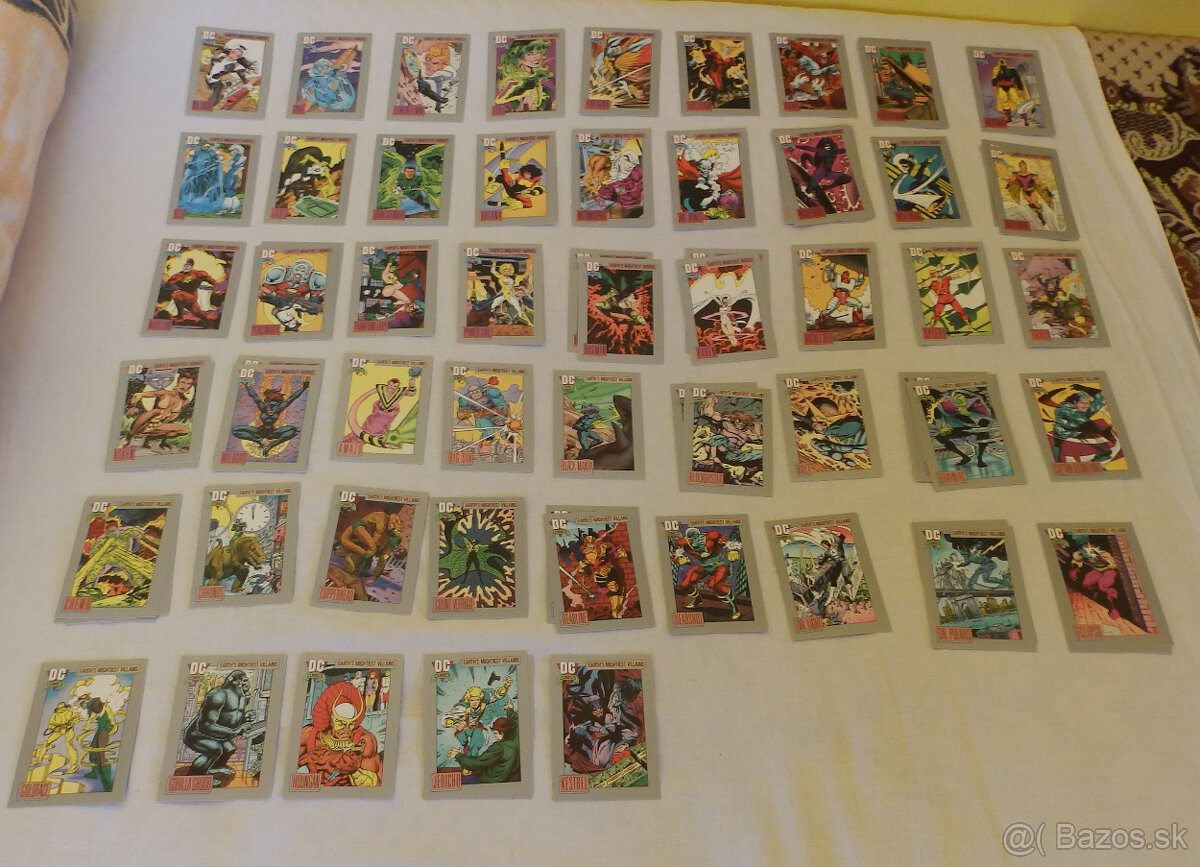 Zberateľské karty DC Cosmic 1991 - 9