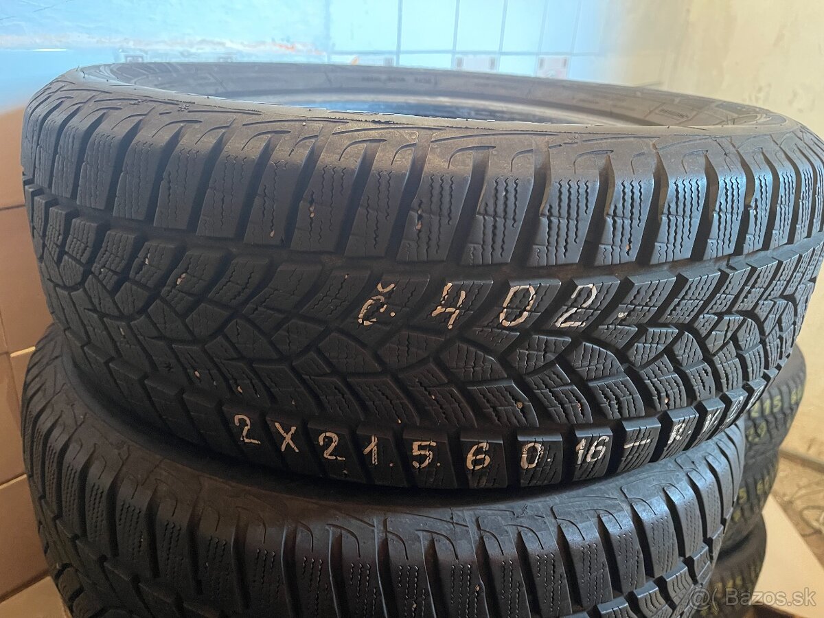 zimne pneumatiky 215/60r16 good year - 9