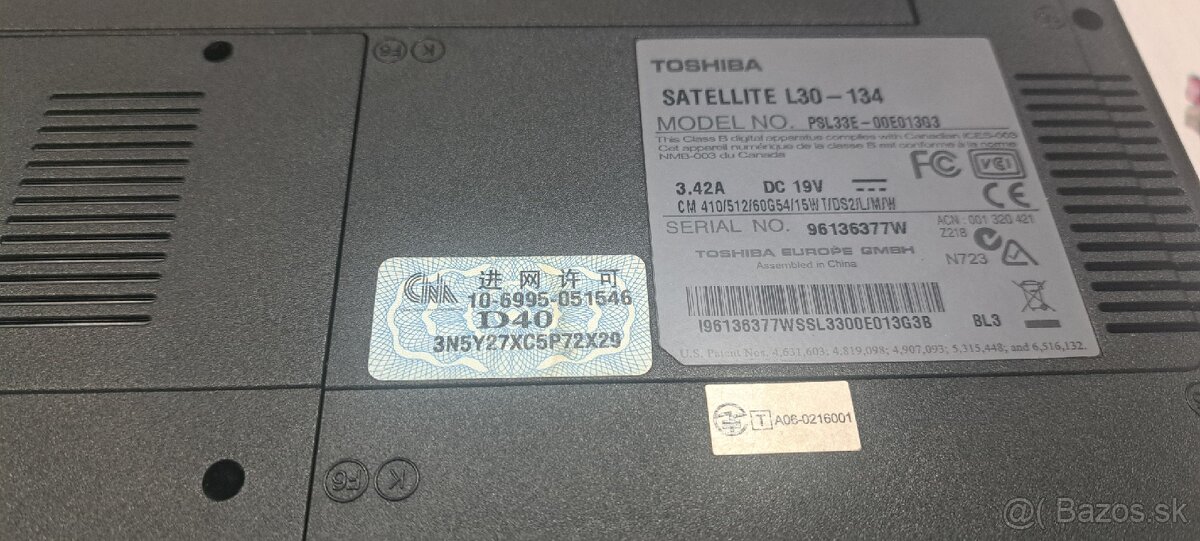 🛑 Thosiba Satellite POSLEDNÁ ŠANCA DO ŠTVRTKA 🛑 - 9