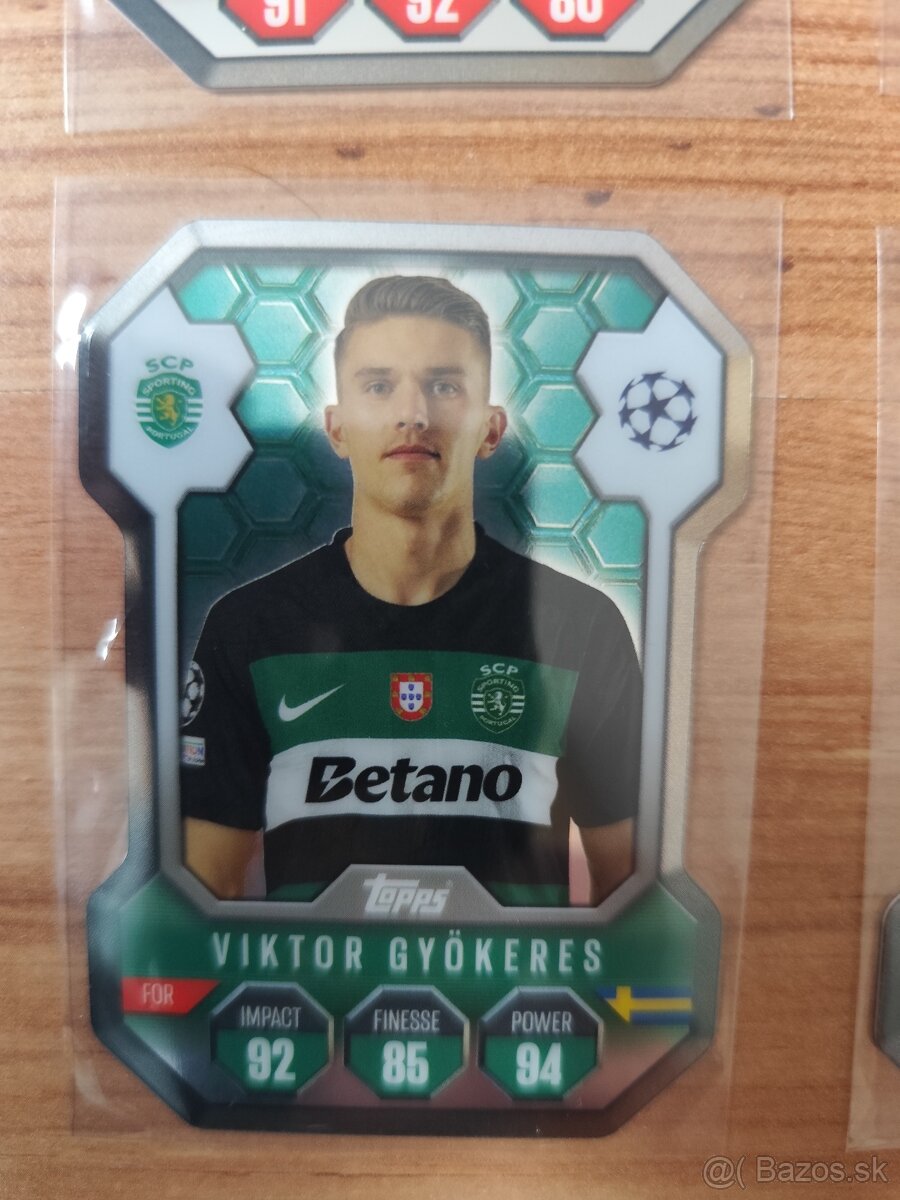 Futbalové kartičky Match Attax 2024/25 - Chrome Shield - 9