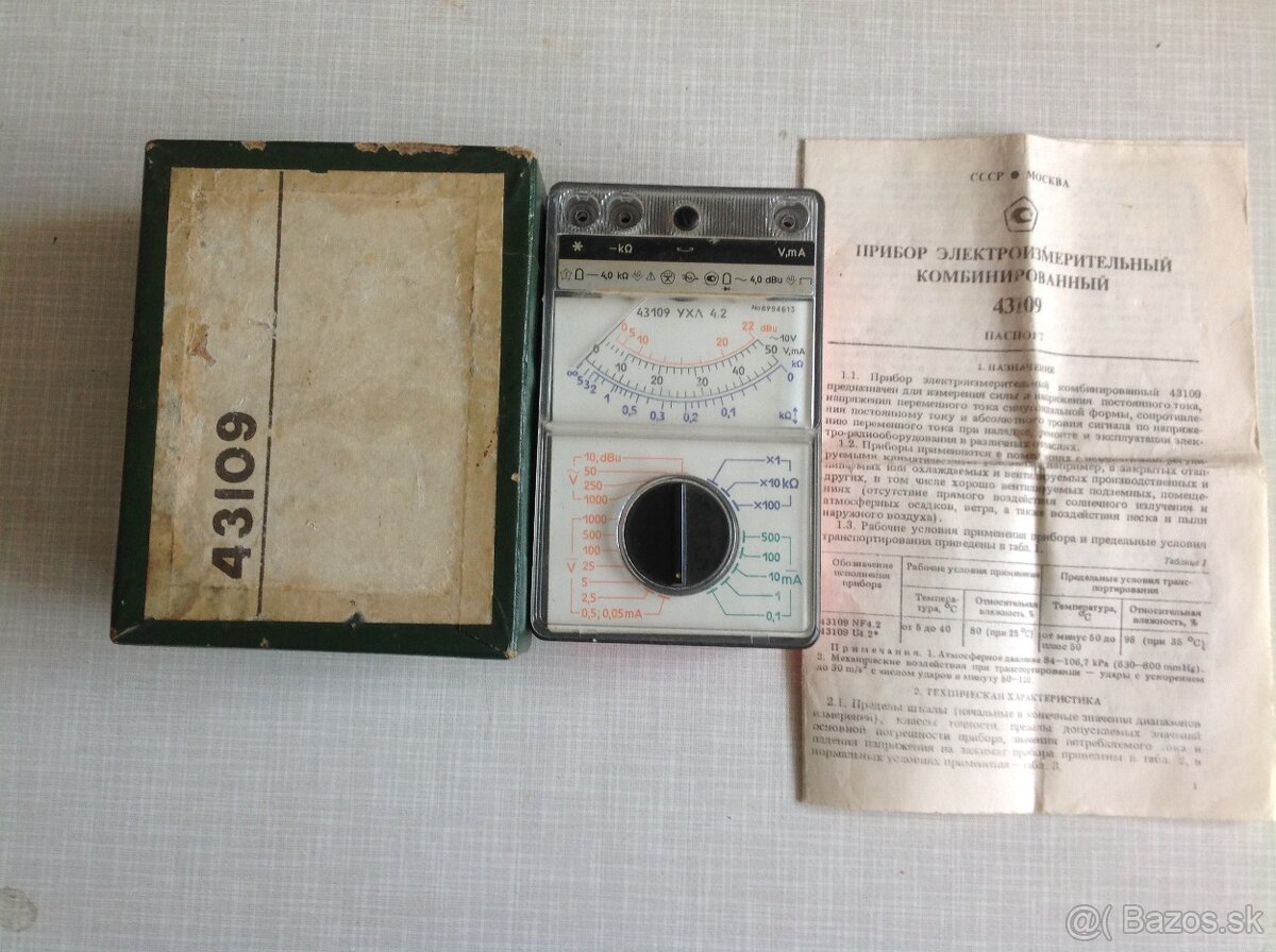 ANALOGOVE MERACIE PRISTROJE - 9