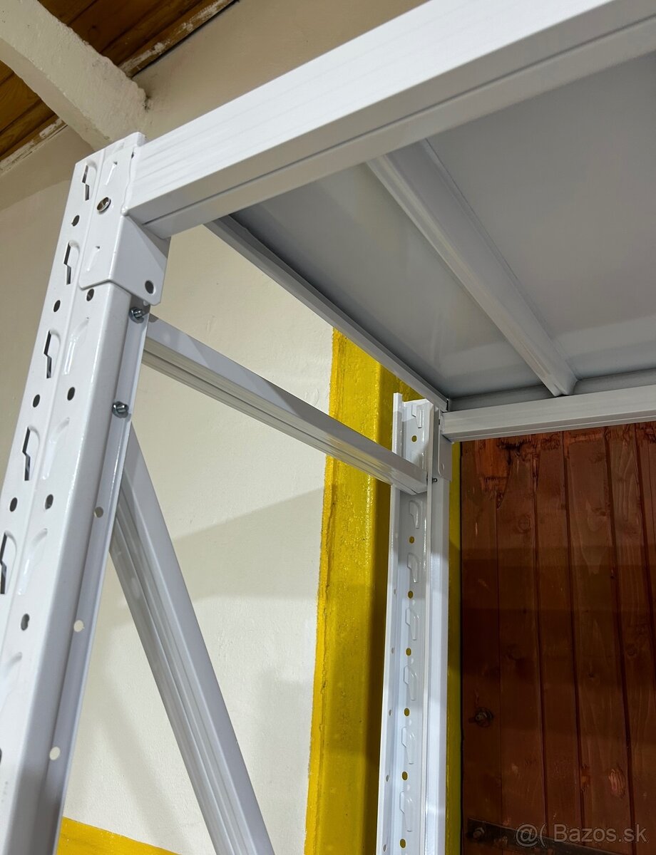 Kovový regál 2m, nosnosť 1200kg - 9