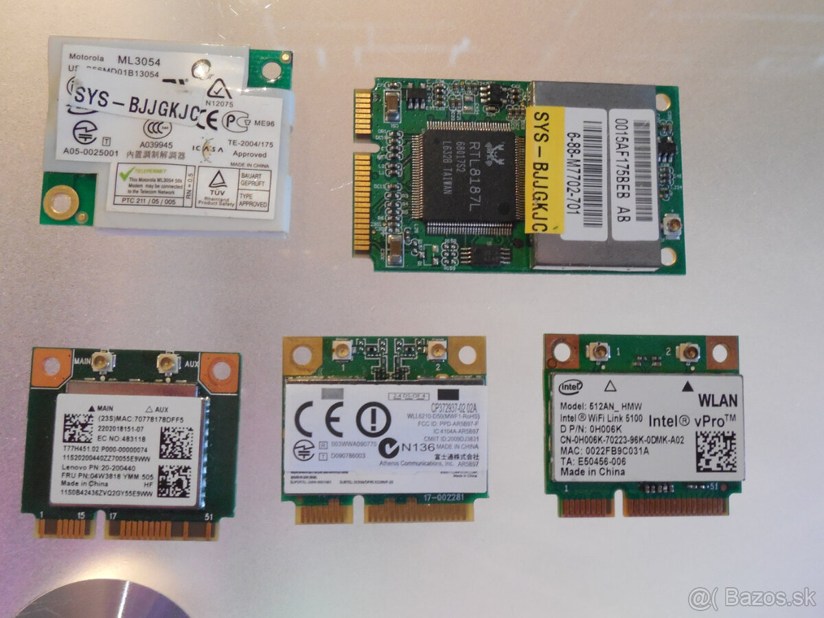 wifi karty a sietovy zosilovac za 10e kus - 9
