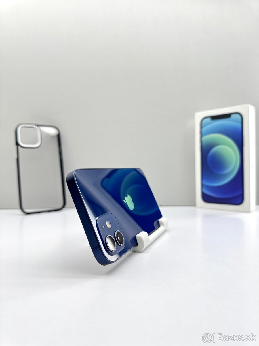 iPhone 12 BLUE TOP STAV NOVÁ BATÉRIA 100% - 9