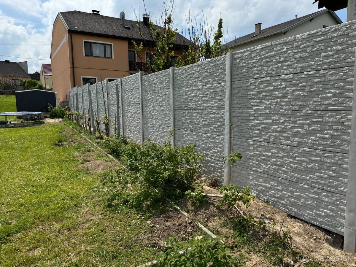 Betónovy plot. Vysoka kvalita.Vyhodna cena - 9