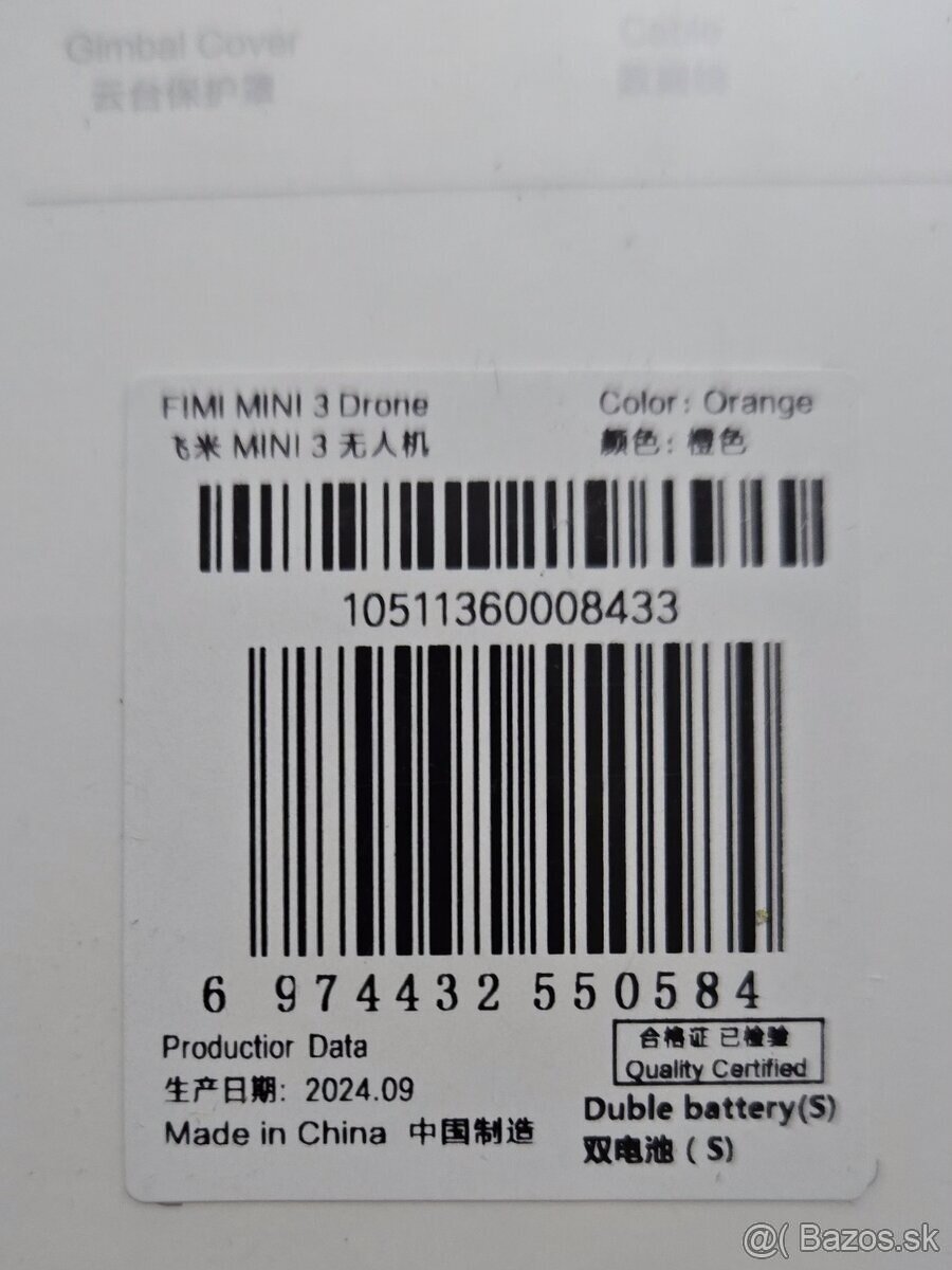 Vynikajúci Dron XIAOMI FIMI MINI 3 COMBO 2 x BATT - 9