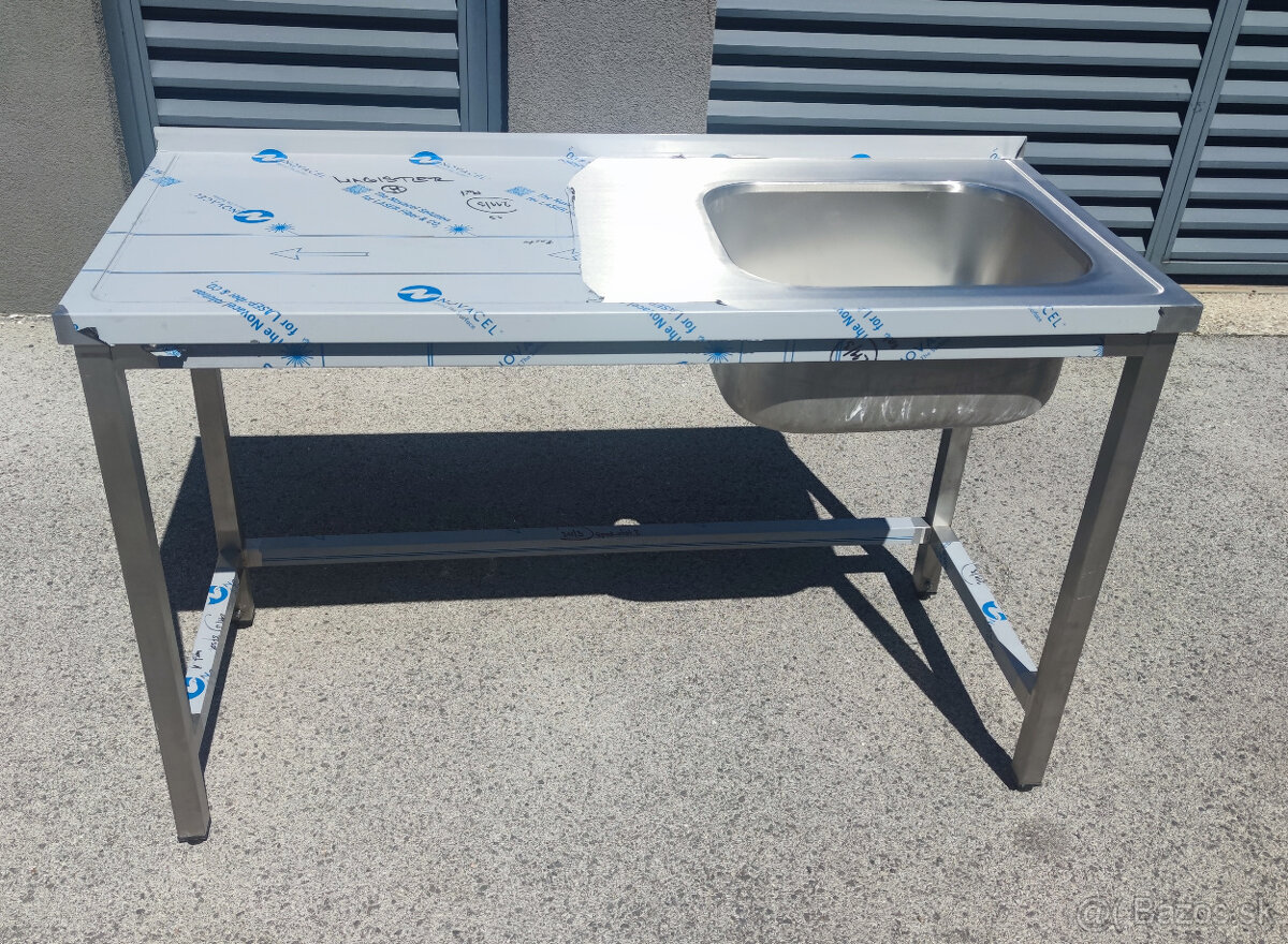 Umývaci stôl, rozrábkový stôl, mäsiarsky gastro stoly - 9