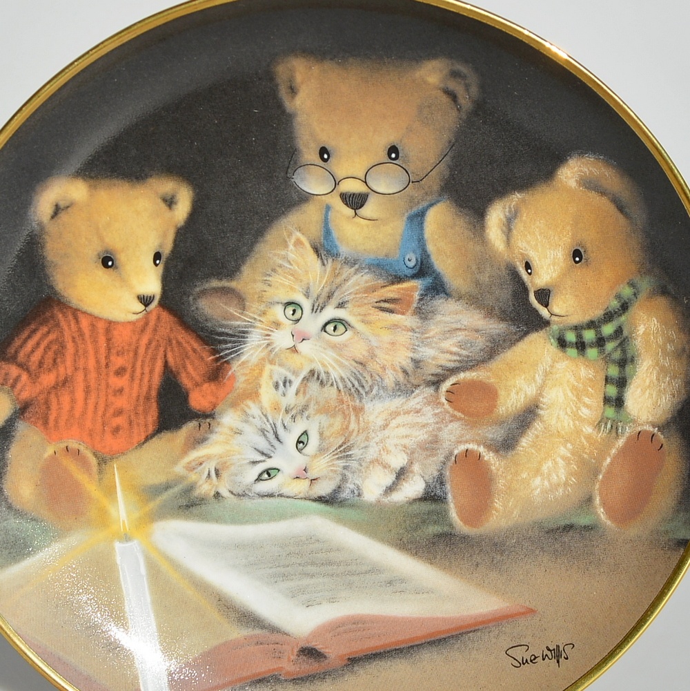 6 ks Rôzne porcelánové taniere s rozkošnými medvedíkmi - 9