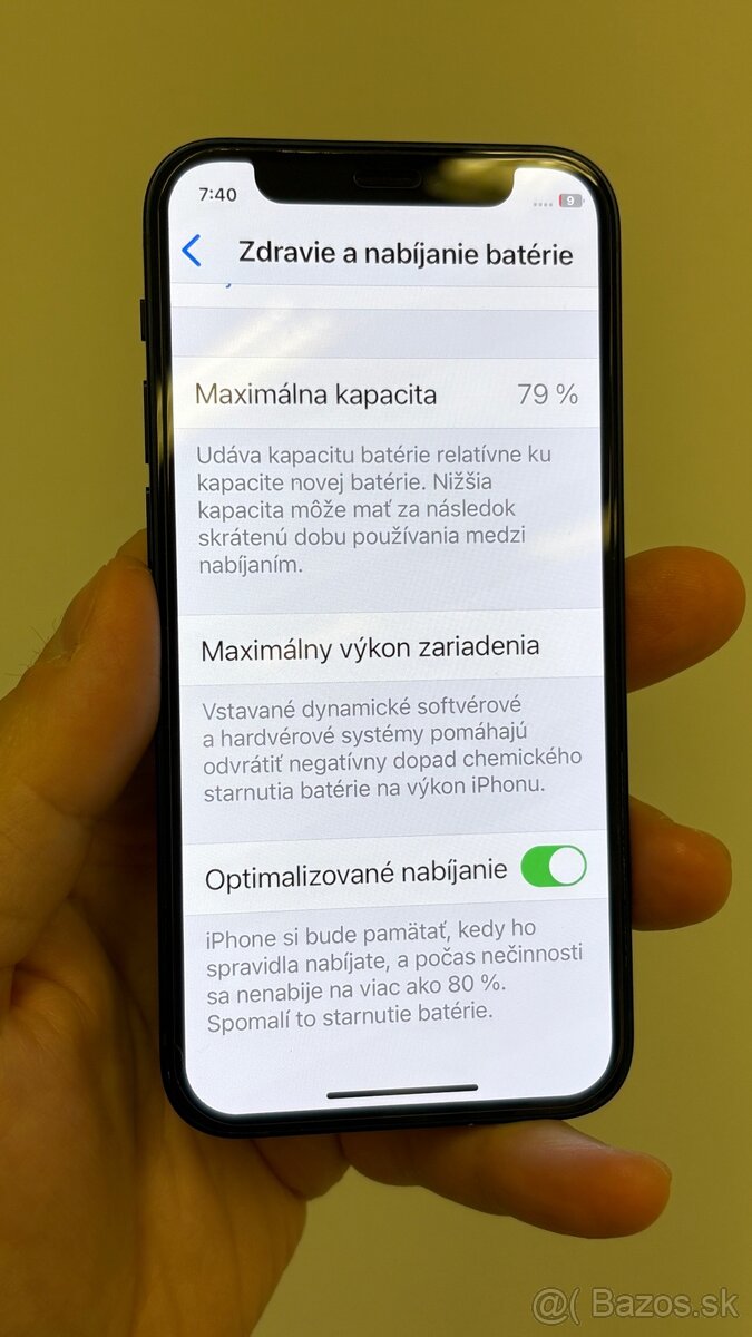 Iphone 12 mini 64GB originál stav - 9