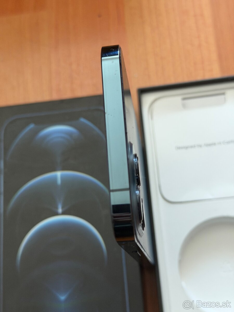 Predám Apple IPhone 12 PRO MAX 256GB Blue Základné Známky - 9