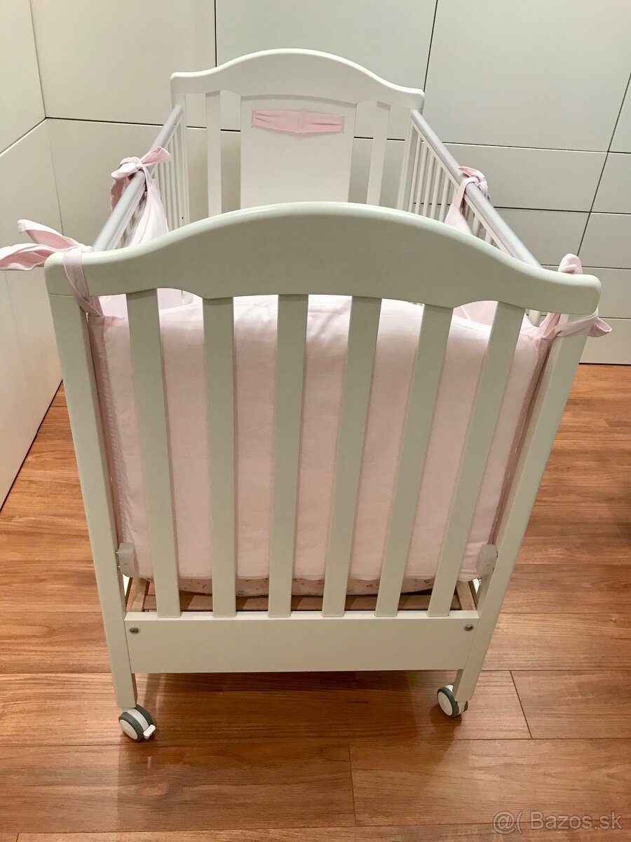 Detská postielka Nanan Puccio ružová - 9