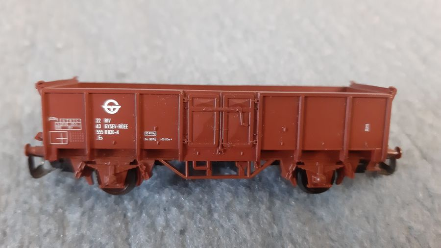 Vláčiky - otvorený vozeň Es Gysev Tillig TT - 9