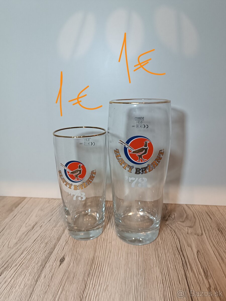 Slovenské pivové poháre 4 - 9