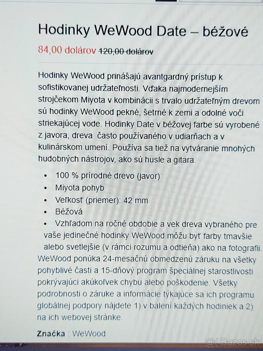 damske hodinky wewood - 9