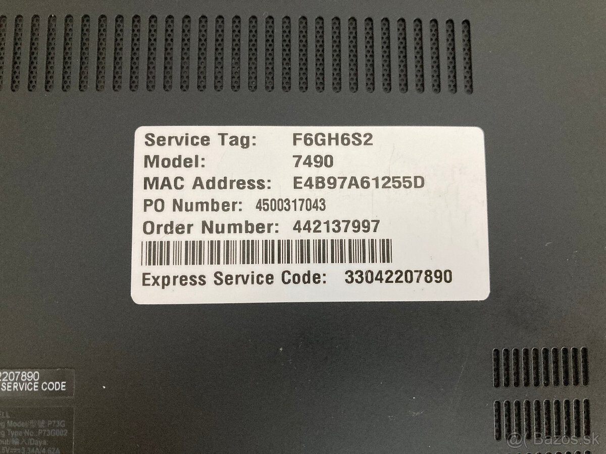 Dell Latitude 7490 14" 8 GB RAM 256 GB SSD - 9