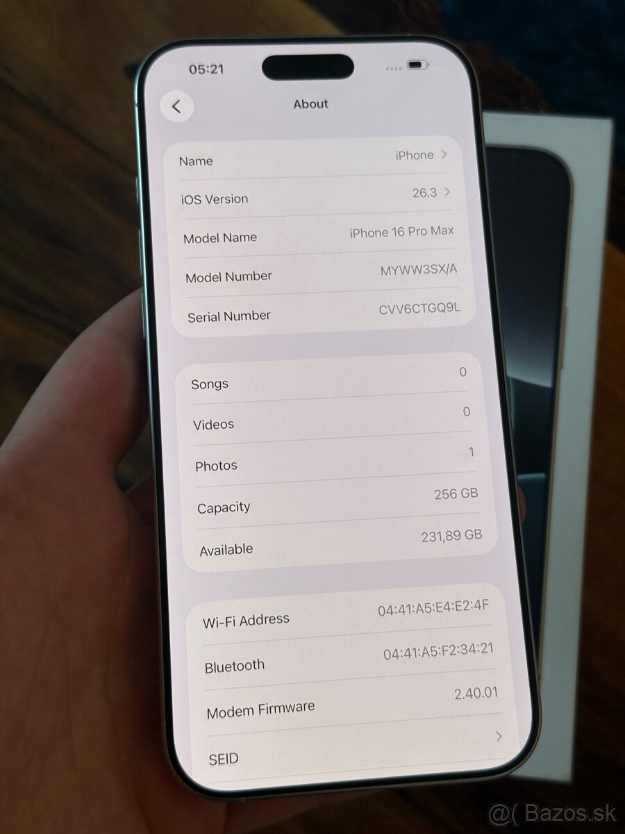 iPhone 16 Pro Max 256gb top stav - 9
