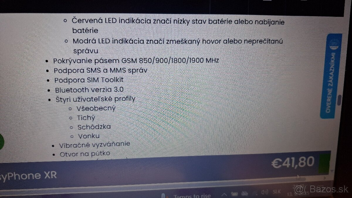 EVOLVEO EASY PHONE XR - 9