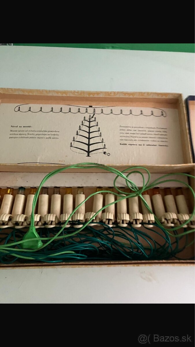 Vianočné svetielka staré - 9