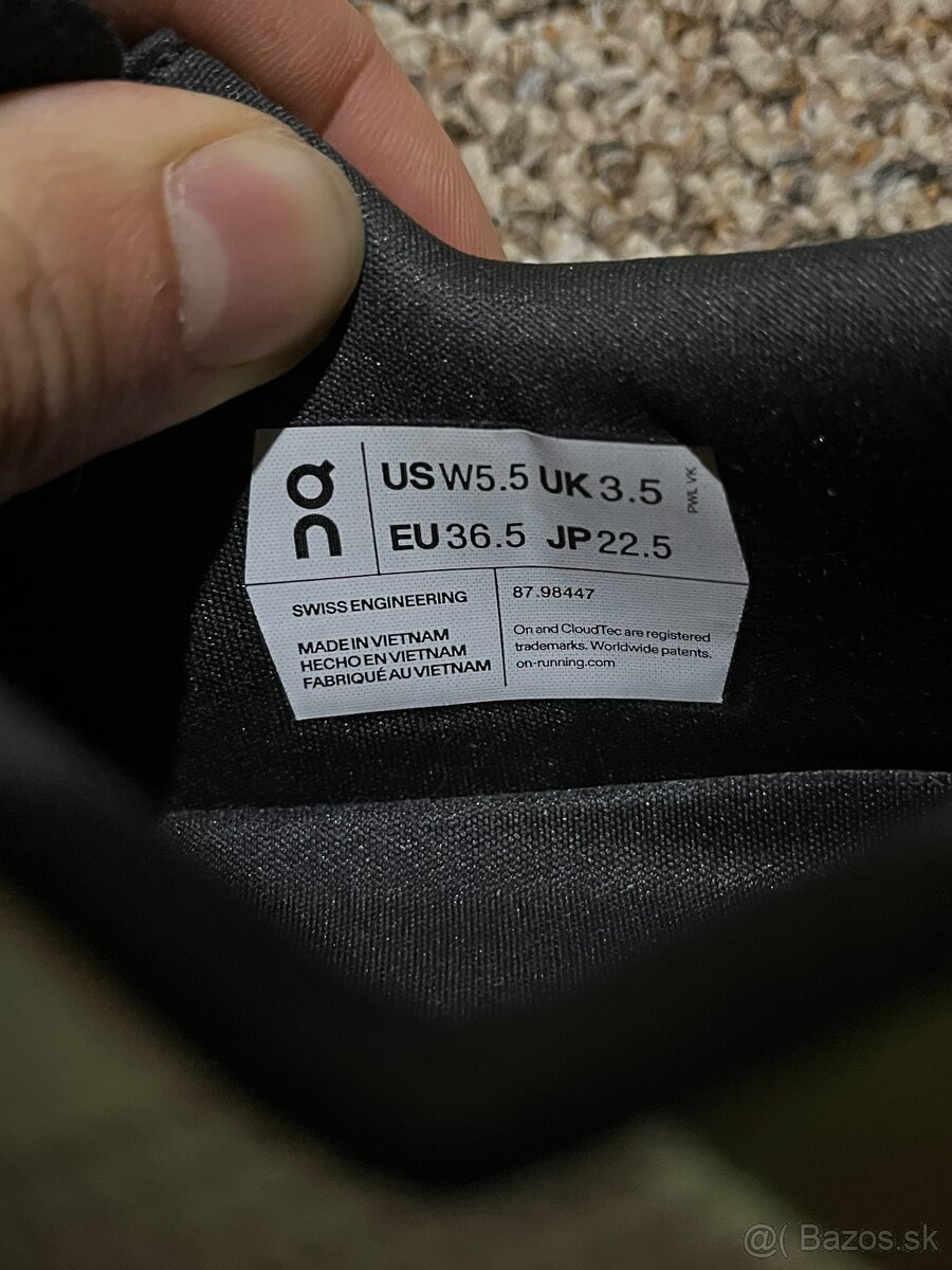 3x boty On Running Cloud vel. 36 - 36,5 - 9