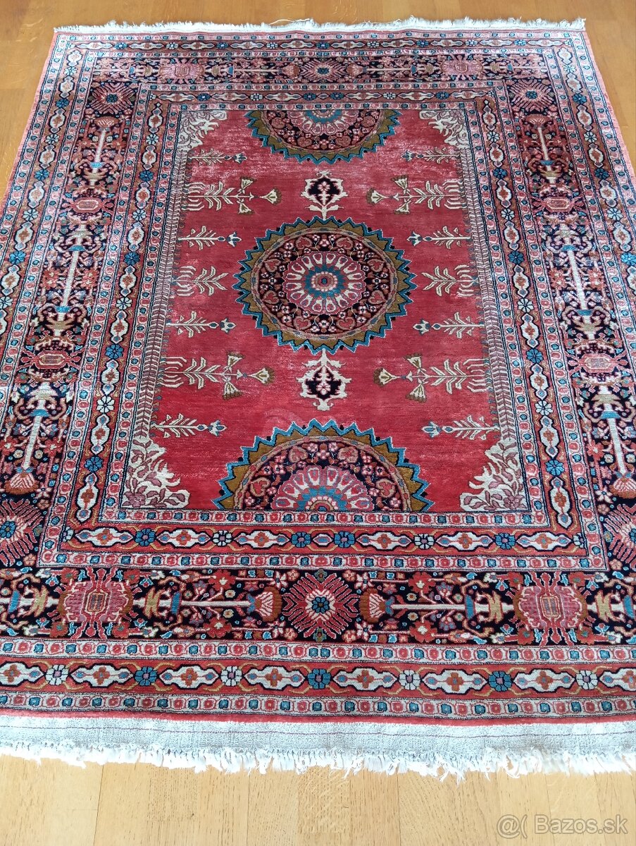 ⭐Exkluzívny 100% hodvábny Qom 164x129⭐ - 9
