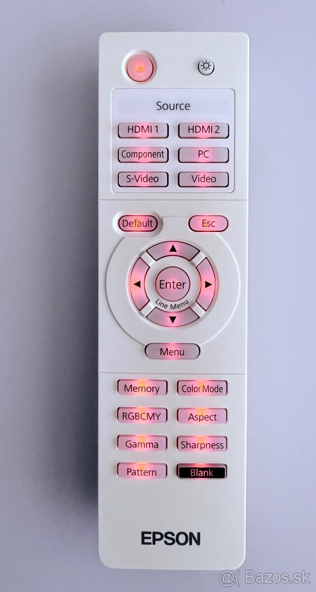 Epson EH-TW3500 -3LCD, 1920x1080, 36 000:1,nová lampa- top - 9