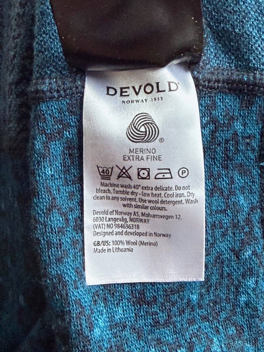 Nové merino tričko Devold Kvitegga Merino 230 Shirt Man - 9