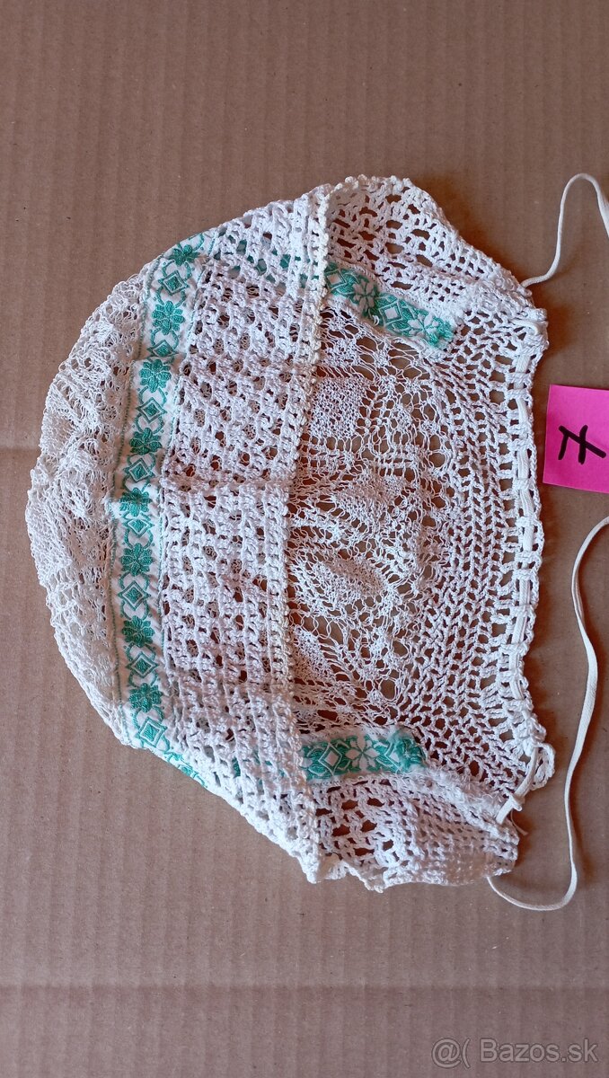 Ľudové čepce... súčasť kroja... - 9