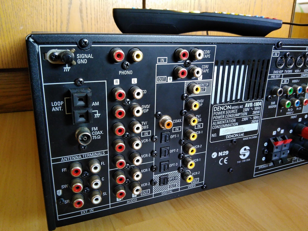 6.1 zosilňovač domáceho kina DENON AVR-1804 TOP stav - 9