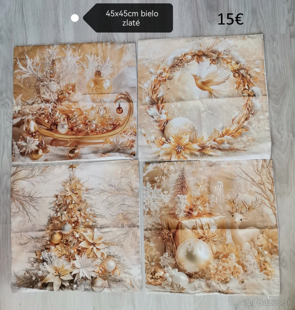 Vianočne obliečky 45 x 45cm NOVE - 9