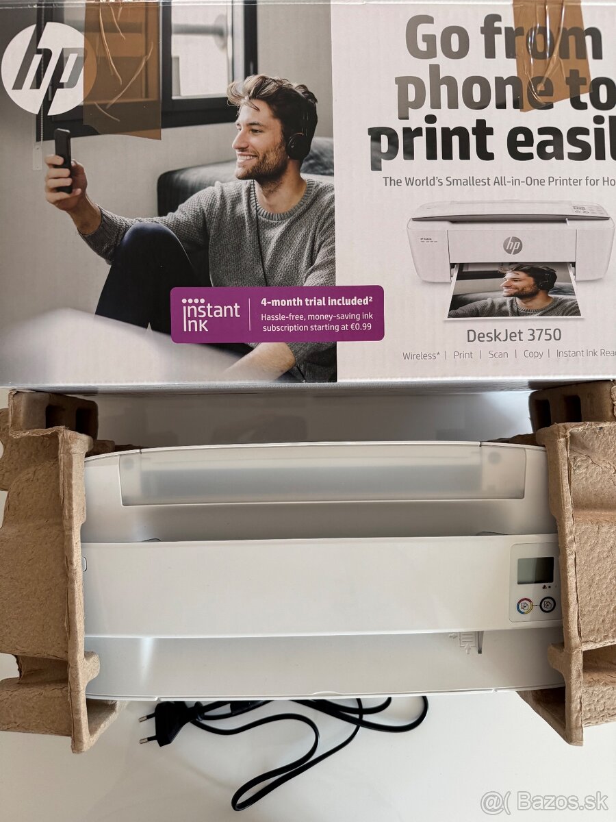 HP DeskJet 3750 multifunkčná atramentová tlačiareň - 9
