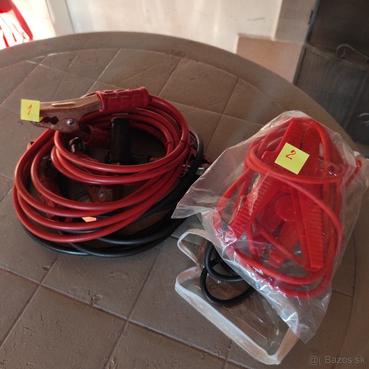 Výstr. trojuh.,lana a štart.kabely- NOVÉ - nepoužité - 9