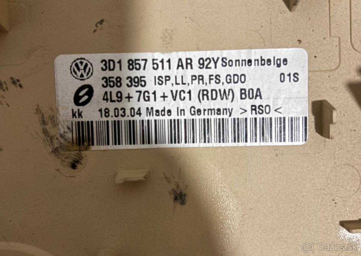 VW Phaeton stmievacie vnútorné spätné zrkadlo - 9