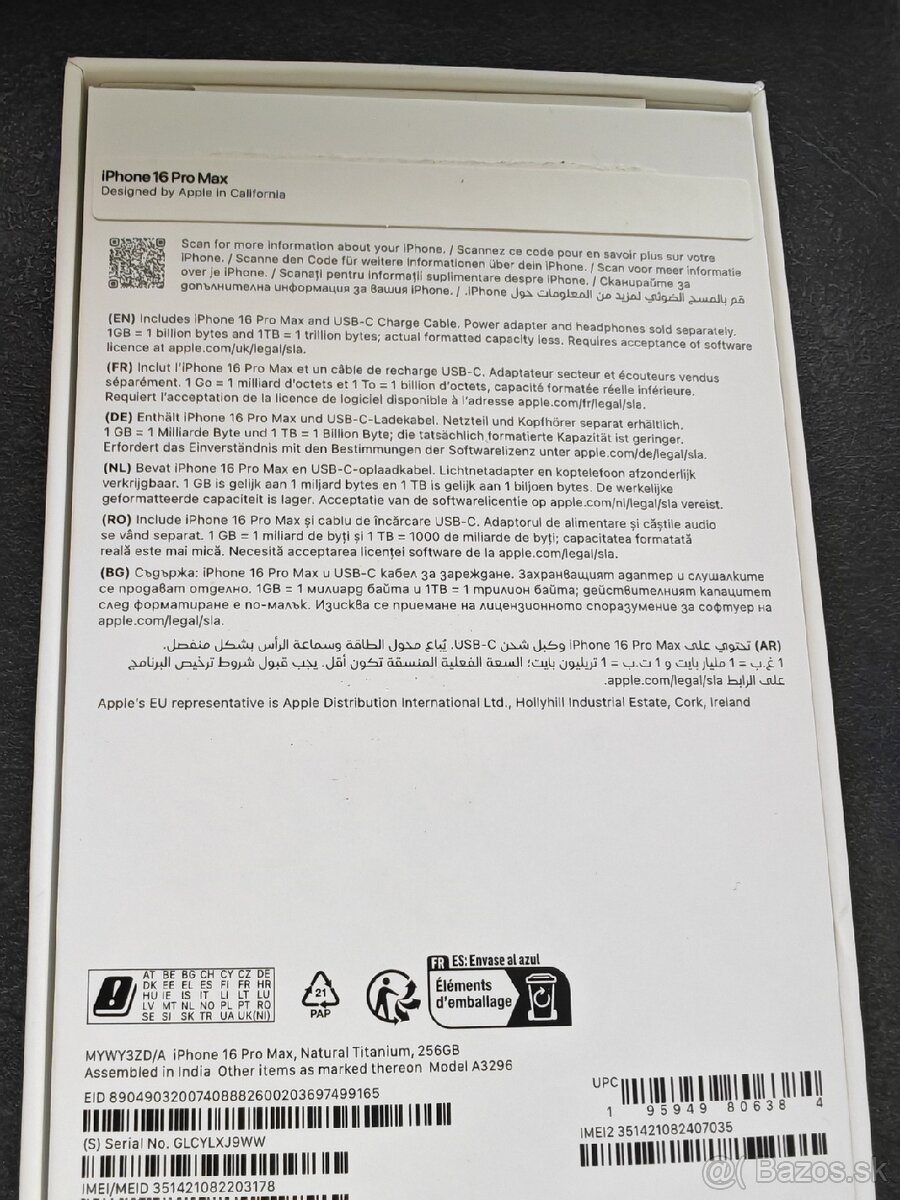 Predam/Vymenim iPhone 16 Pro Max 256Gb - 9