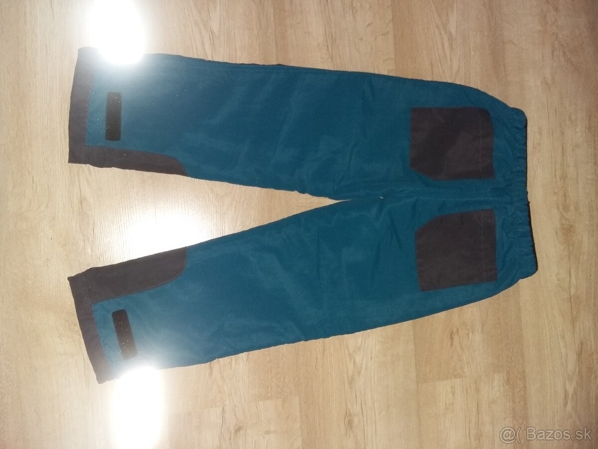 Nové zateplené flísom nohavice veľ.116 - 9