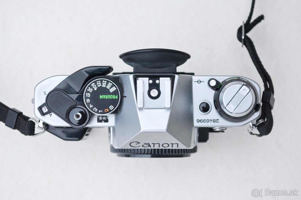 Canon AE-1 Program + objektív 50mm f1.8 - 9