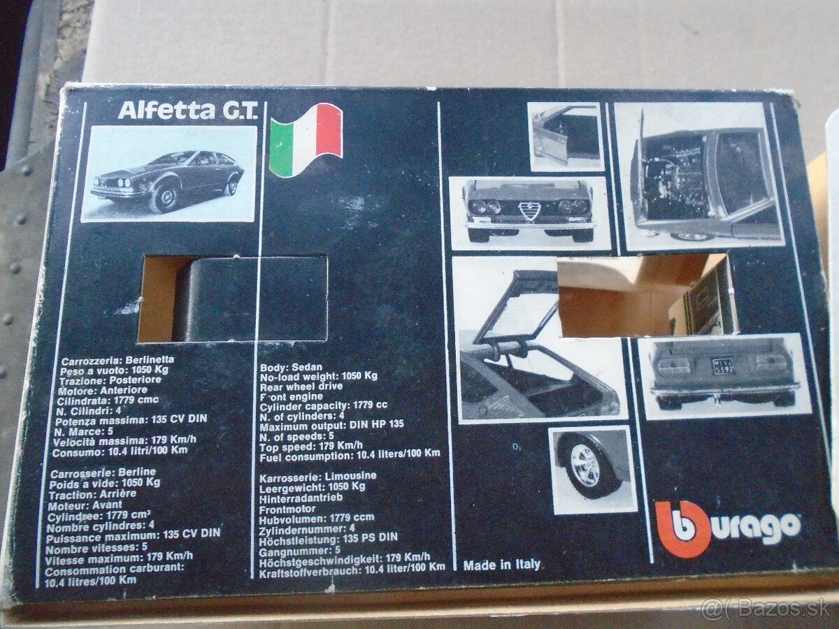 Stará Hračka Burrago Alfa - 9