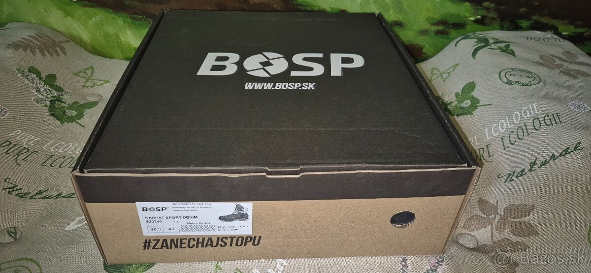 Turistická obuv BOSP Karpat Sport Denim veľkosť 43 - 9