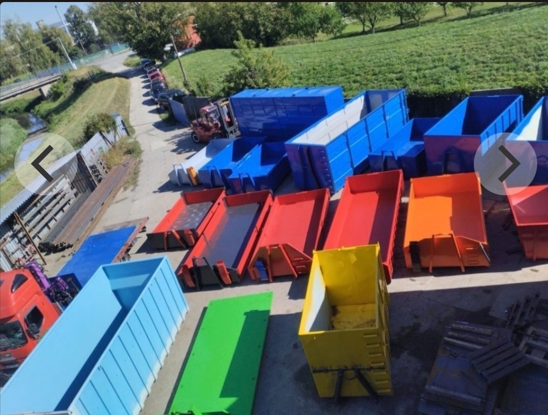 Prodám kontejner abroll,valník6,4m3 otvírací bočnice SKLADEM - 9